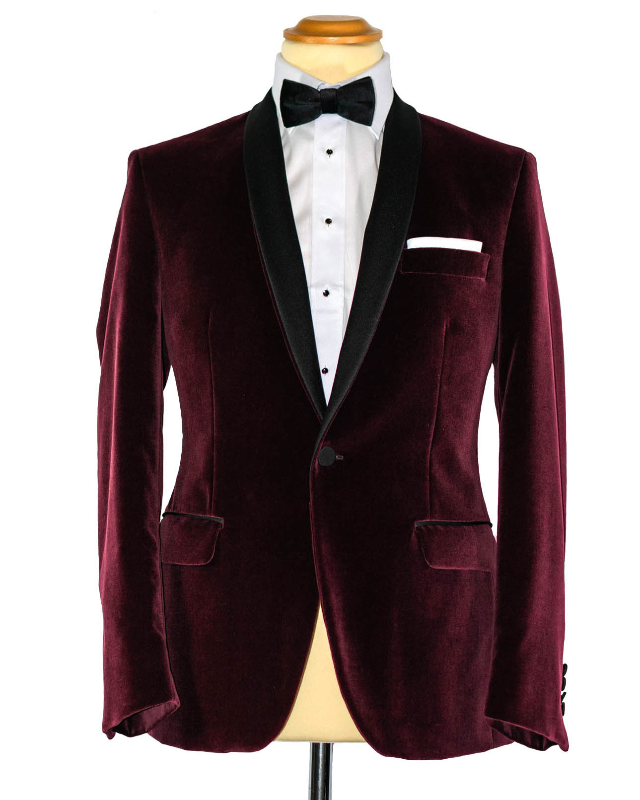 Burgundy Velvet (Jacket Only) - Ludlow